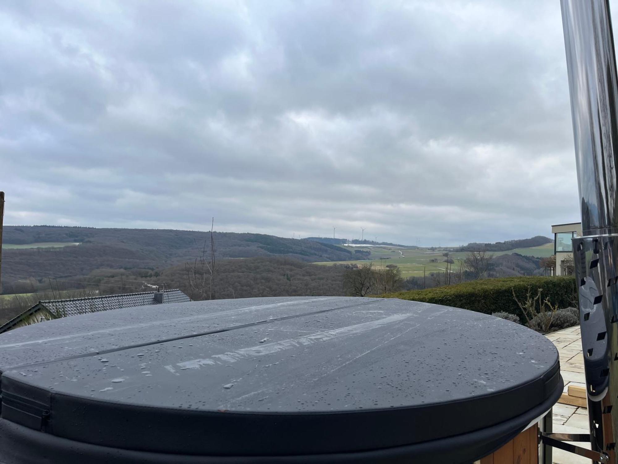 Eifel Landhaus Panoramablick Unter Der Burg Olbrueck Mit Sauna Hottub Grosser Terrasse Und Garten Ideal Fuer Familien Niederdürenbach Exterior foto